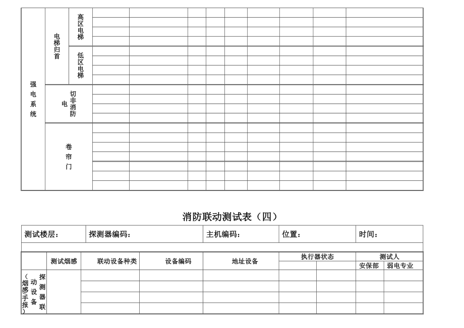 消防联动测试记录表格.doc_第3页