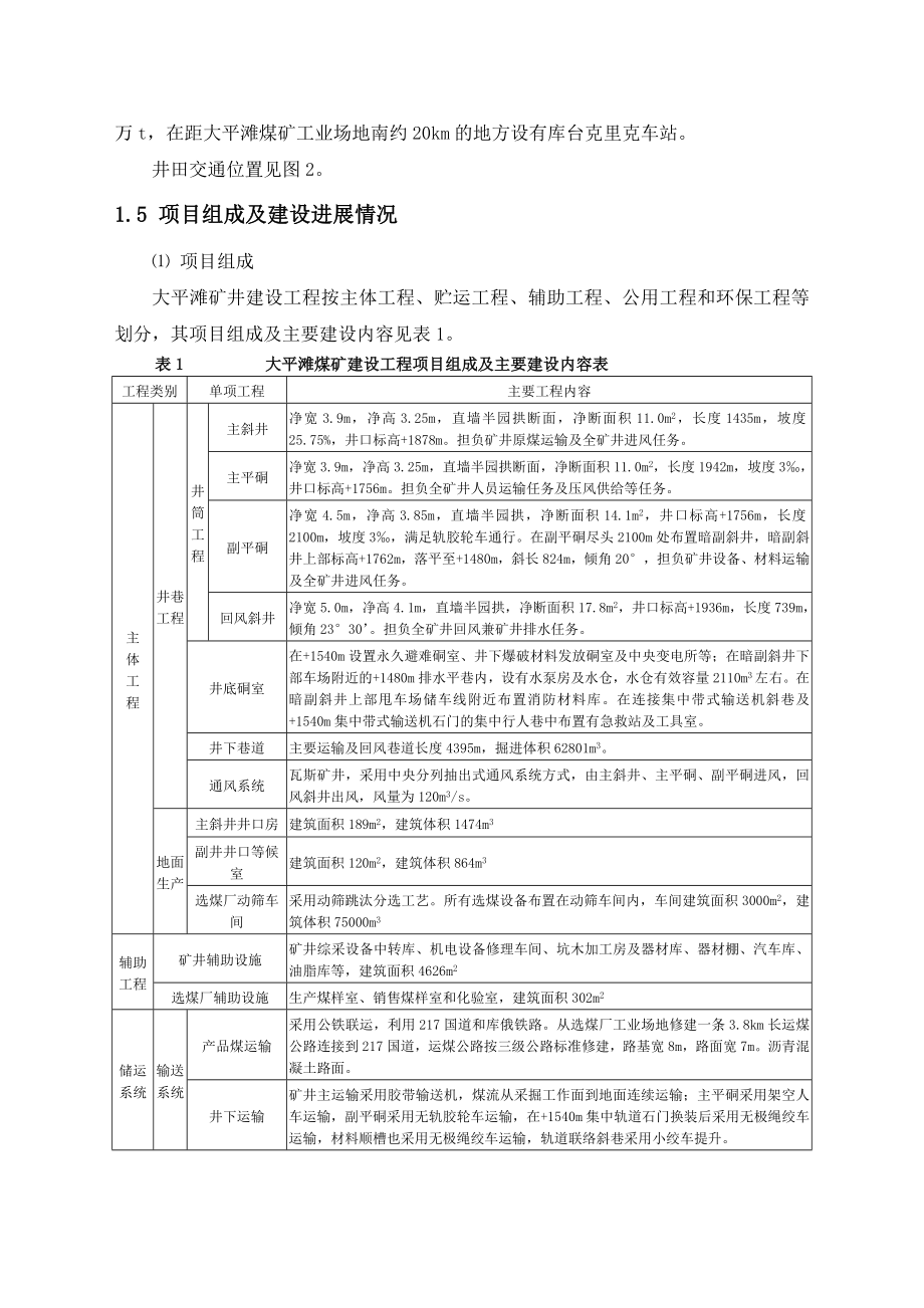 国电青松库车矿业开发有限公司大平滩煤矿建设项目.doc_第3页