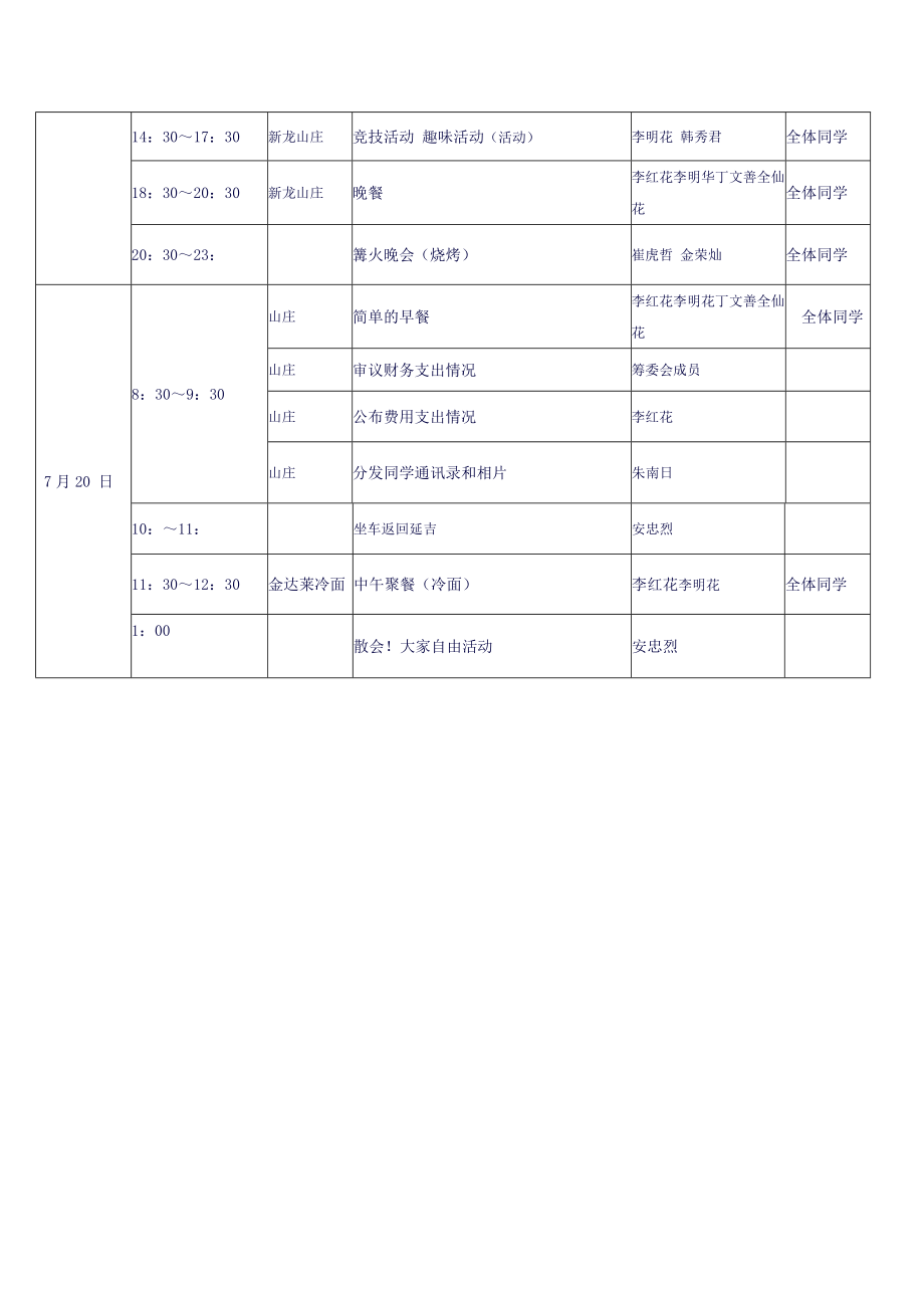 班同学聚会日程安排表.doc_第2页