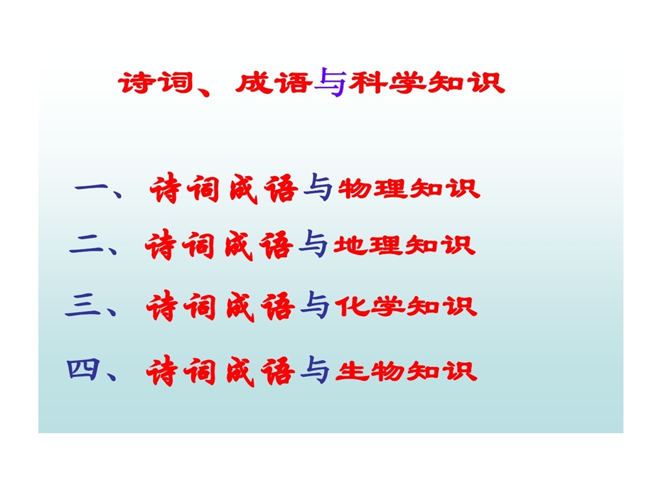 诗词成语和科学知识课件.ppt_第3页