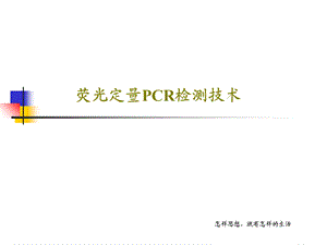 荧光定量PCR检测技术课件.ppt