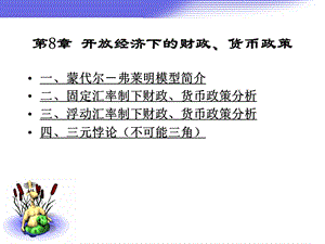 第8章-开放经济下的财政货币政策课件.ppt