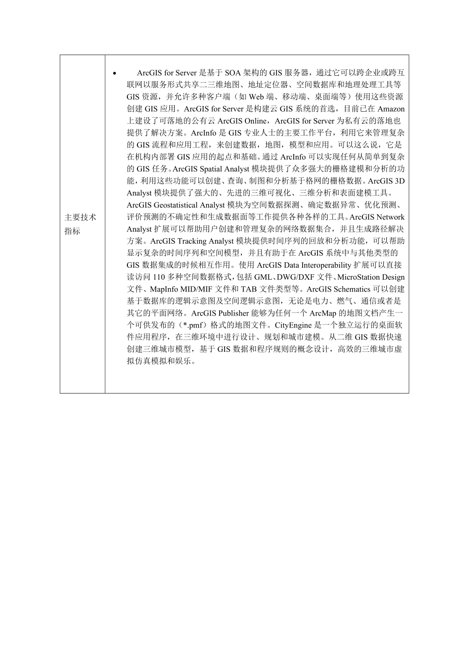 arcgis云平台软件单一来源采购参数.doc_第2页