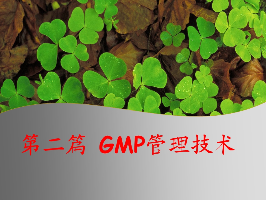 第二篇-GMP管理技术-物料管理课件.ppt_第1页