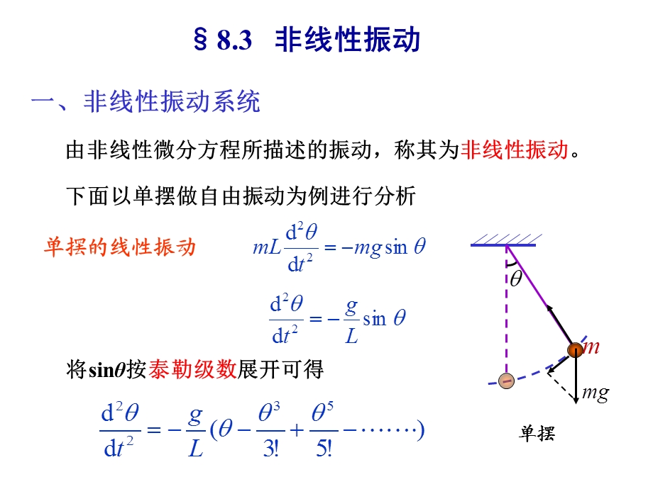 大学物理非线性振动.ppt_第1页