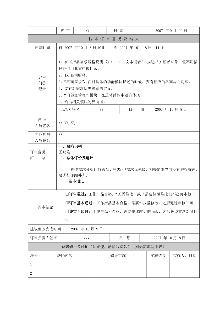 FTCS需求规格说明书评审报告.doc_第2页