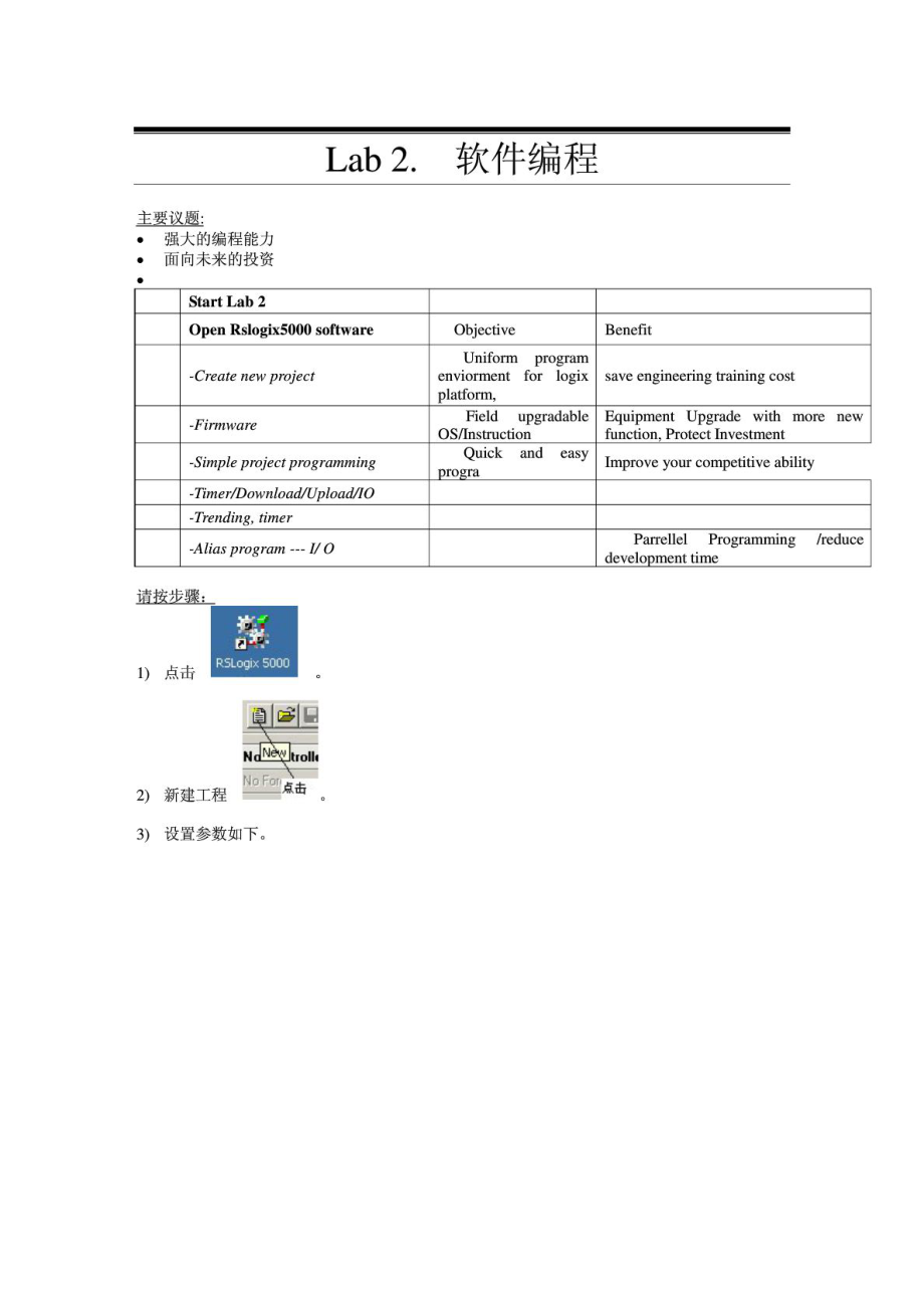 AB PLC工程实例,包含RSLOGIX5000硬件组态、设置、编程与下载.doc_第1页