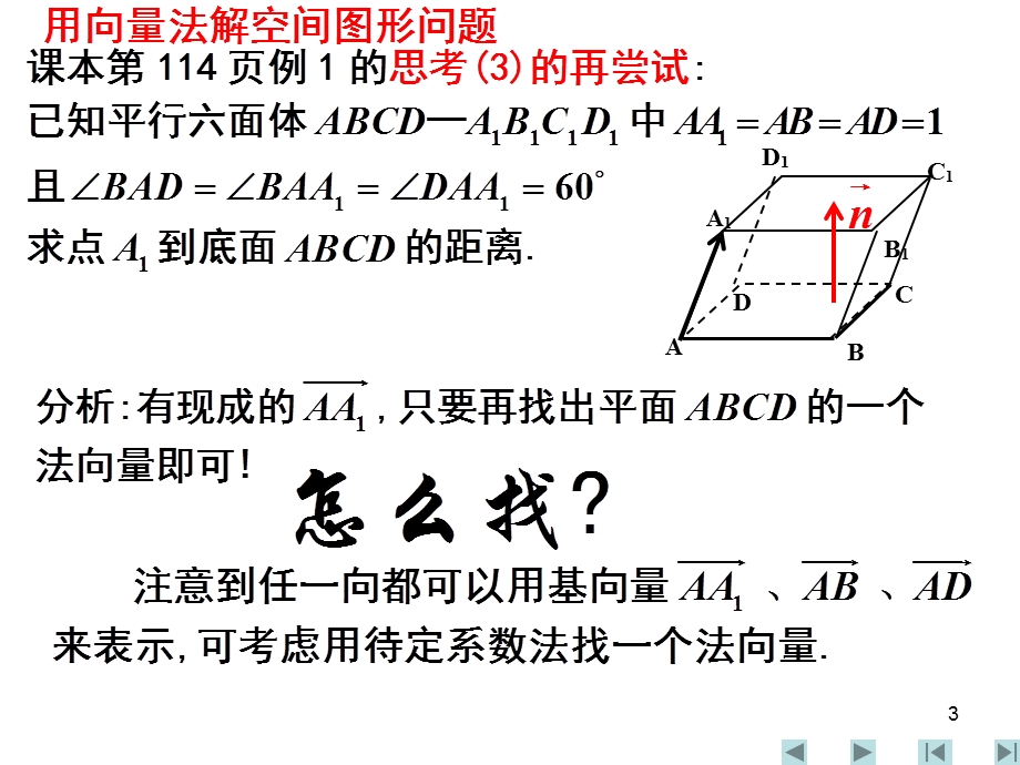 选修2-1第三章空间向量与立体几何教案(精品资料)1[1][1].part1(16)精选教学课件.ppt_第3页