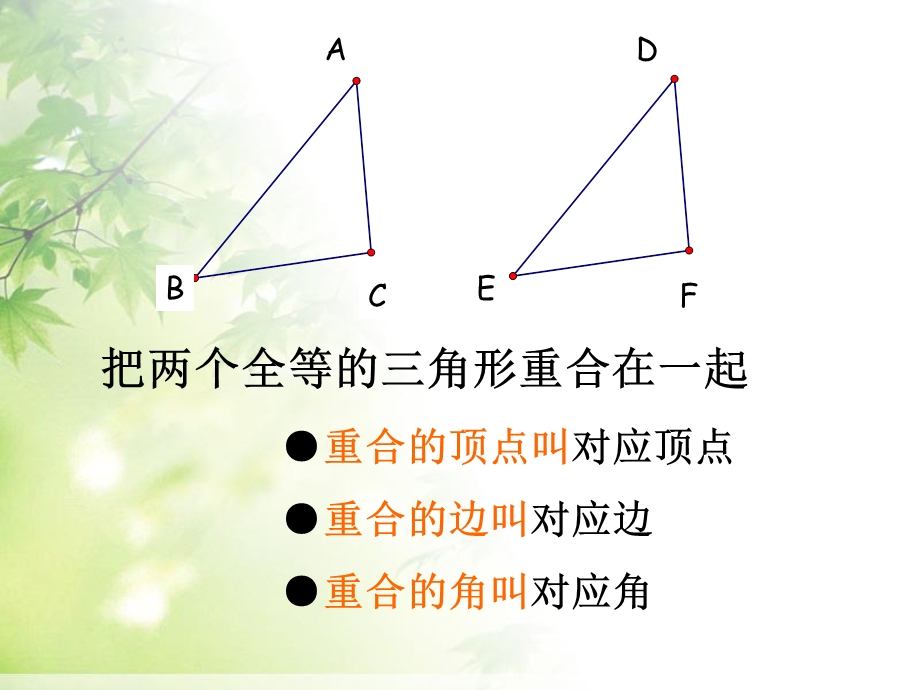 部审人教版八年级数学上册全等三角形小结与复习ppt课件.ppt_第3页