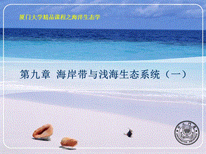 海岸带与浅海生态系统课件.ppt