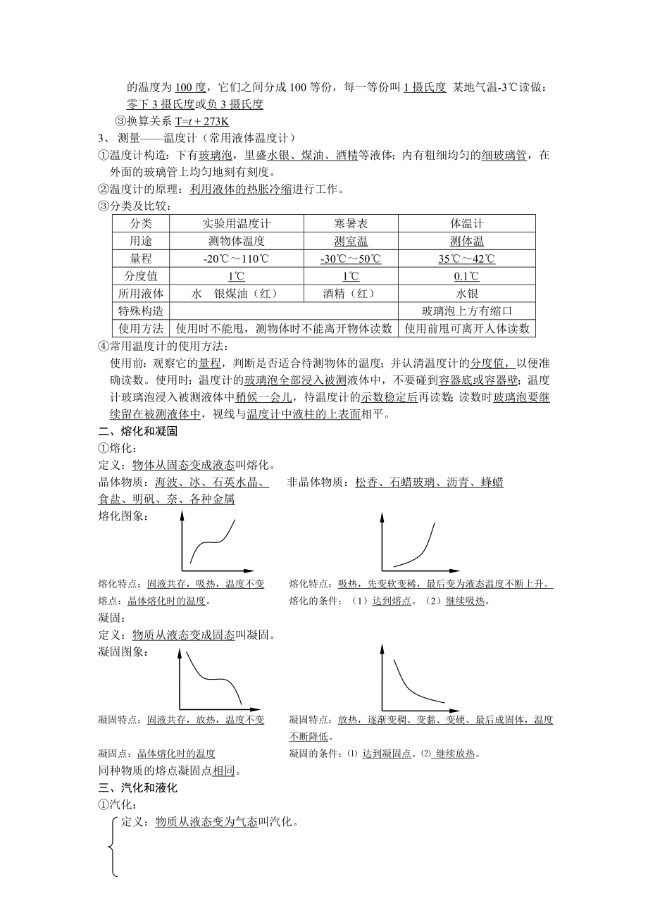 —最新人教版八级上册物理复习提纲.doc_第3页