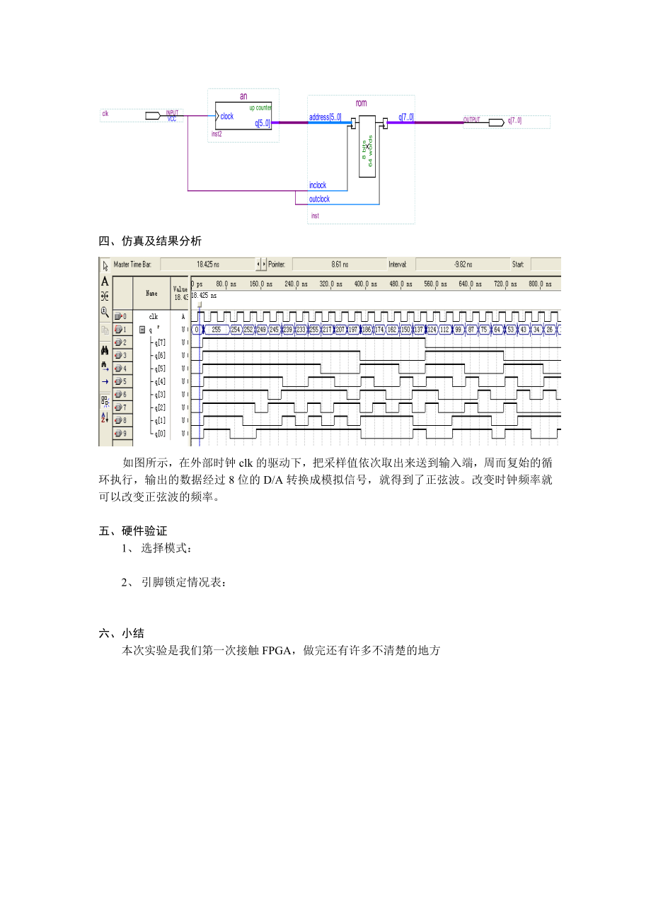 基于LPM的正弦信号发生器的设计报告.doc_第2页