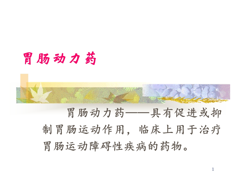 胃肠动力药课件.ppt_第1页