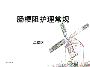 肠梗阻护理常规课件.ppt