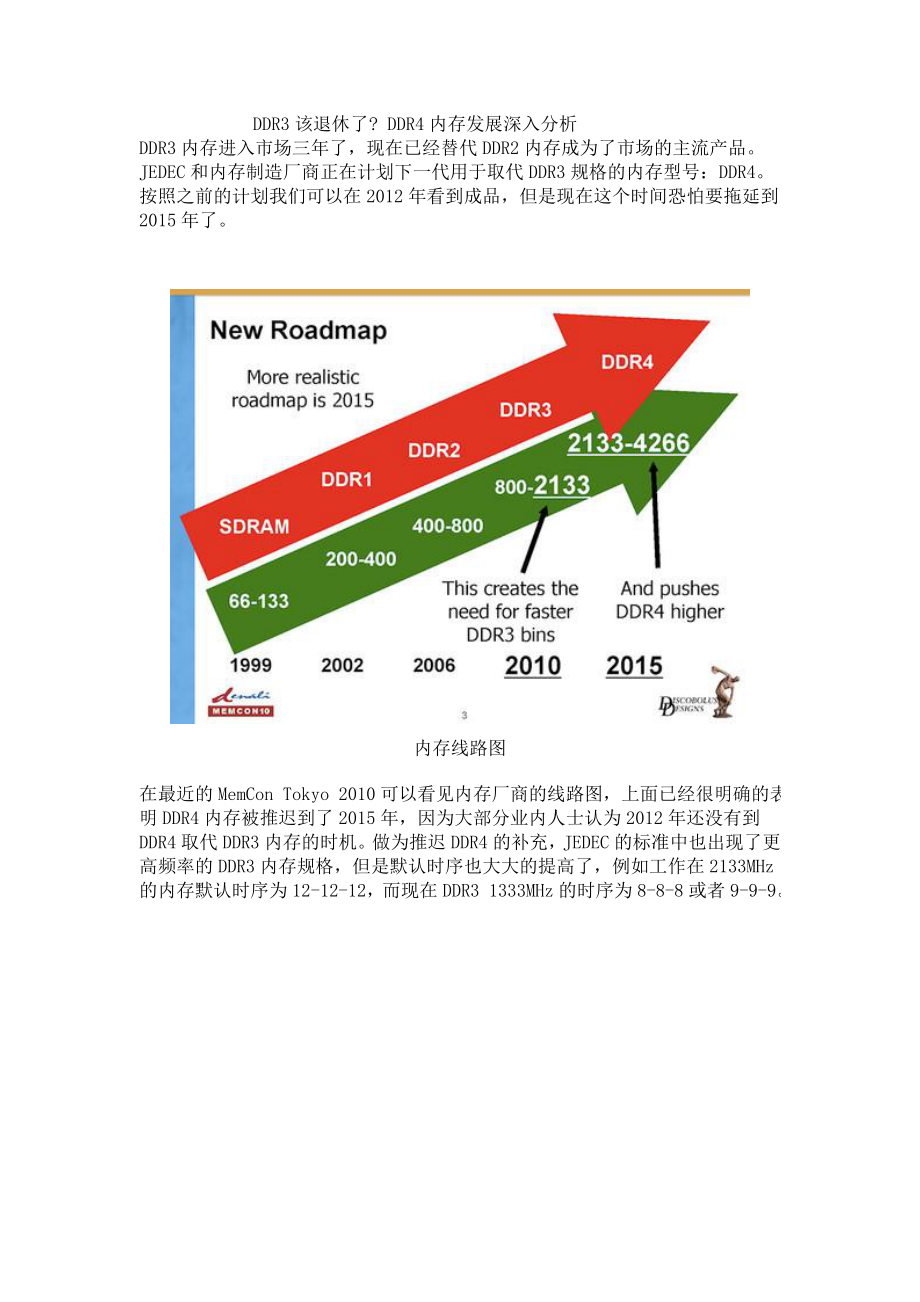 DDR3该退休了 DDR4内存发展深入分析.doc_第1页