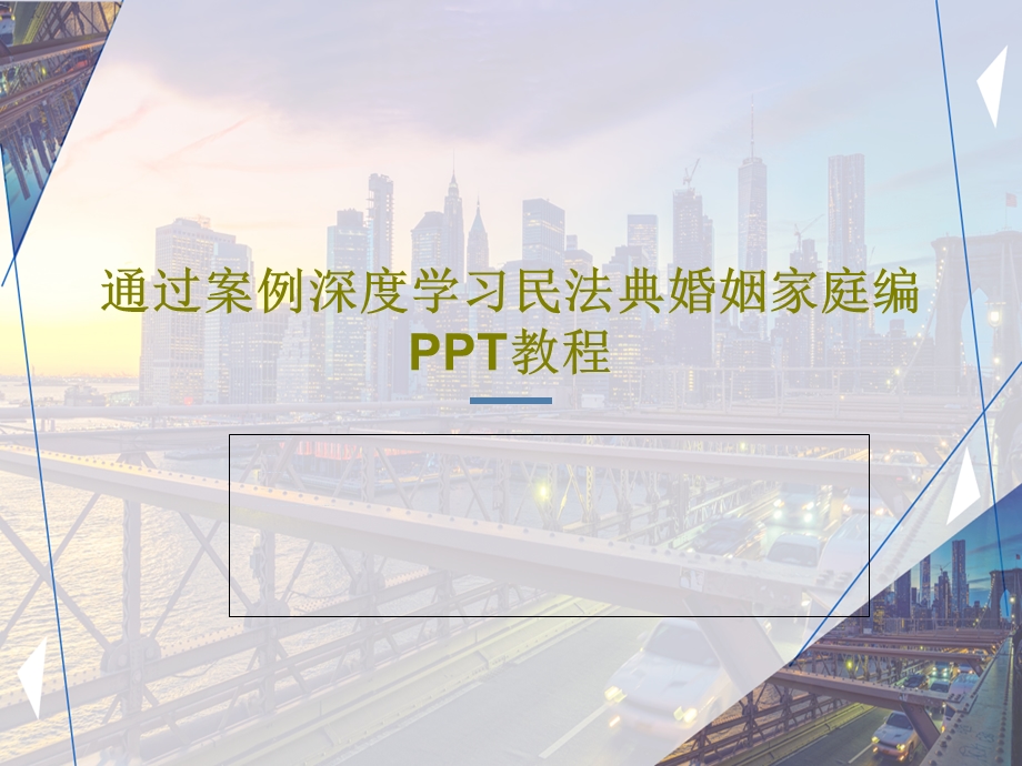 通过案例深度学习民法典婚姻家庭编PPT教程课件.ppt_第1页