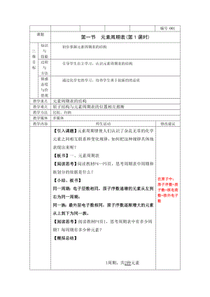 人教版高一化学必修2全册精品教案(全集24课时)【强烈推902610171.doc