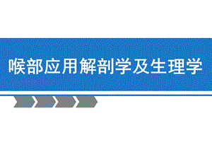 喉部解剖学及生理学.ppt