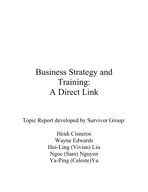 Business Strategy and Training A Direct Link.doc