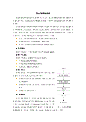 课程设计样言薄系统设计.doc