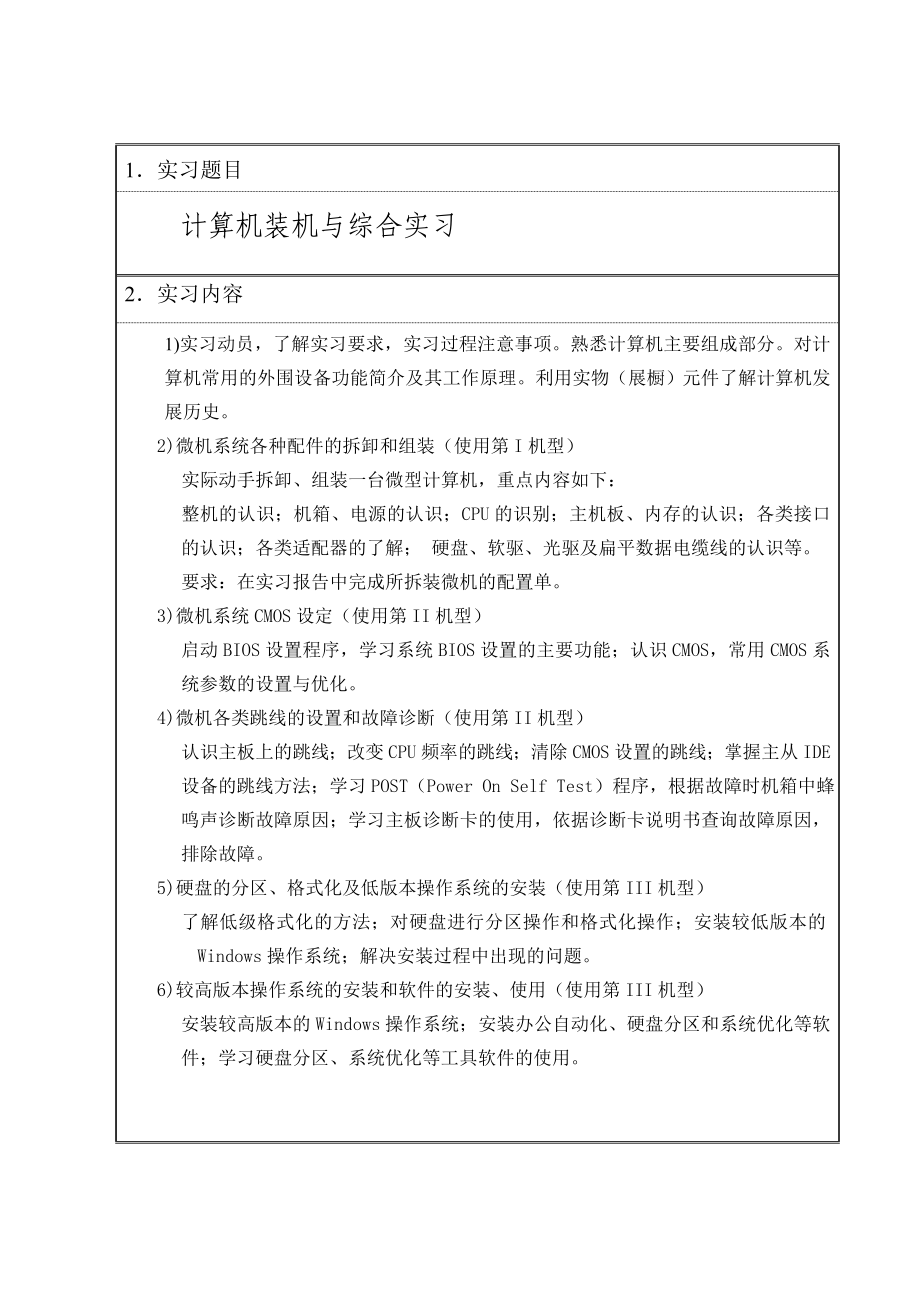 计算机装机与综合实习报告.doc_第2页