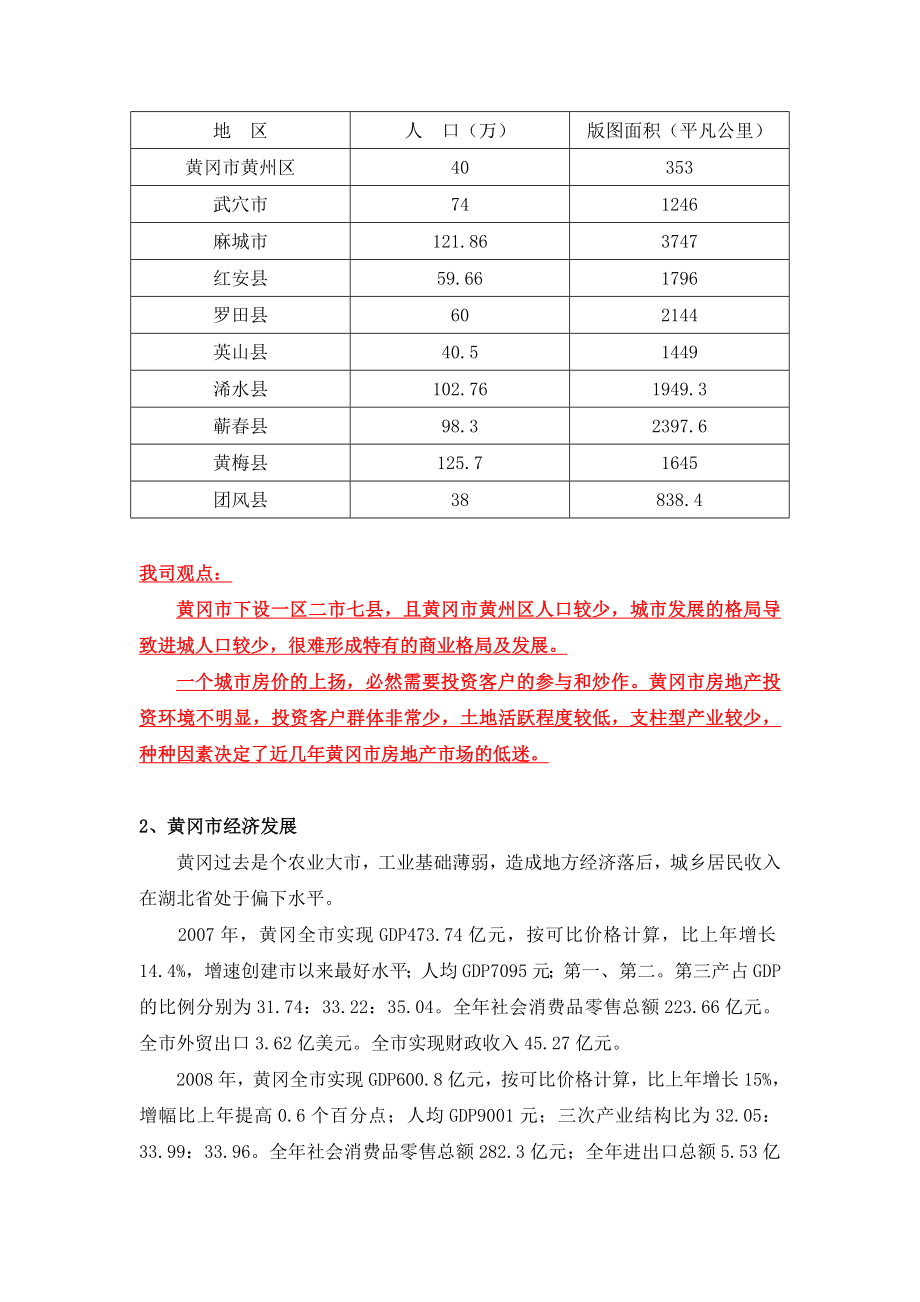 黄冈市房地产市场调研报告.doc_第3页