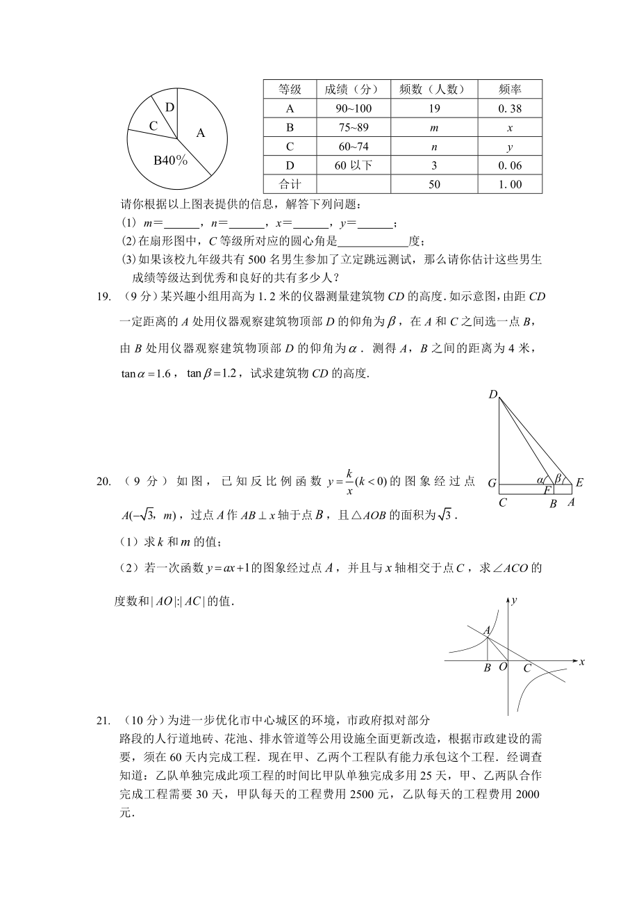 中考数学预测试卷2.doc_第3页