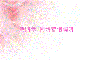 网络营销调研能力标准课件.ppt