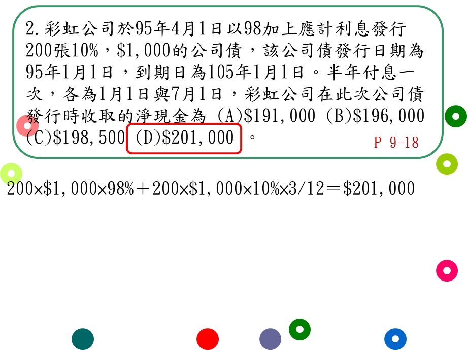 若采直线法摊销应付公司债折价课件.ppt_第3页