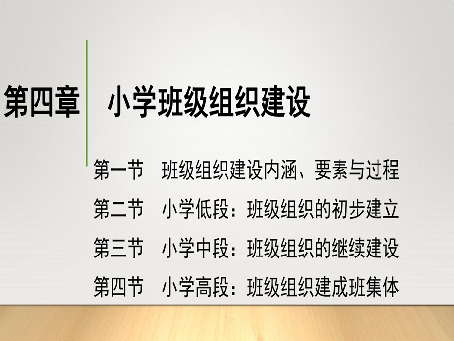 第四章小学班级组织建设课件.ppt_第1页