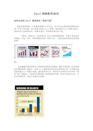 EXCEL表格配色知识.doc