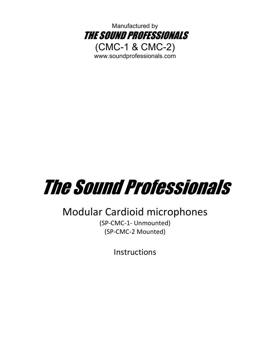 Instructions forUSB Microphone, Stereo …：指令 USB麦克风立体声….doc_第1页