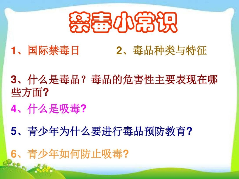 禁毒主题班会教案资料课件.ppt_第2页