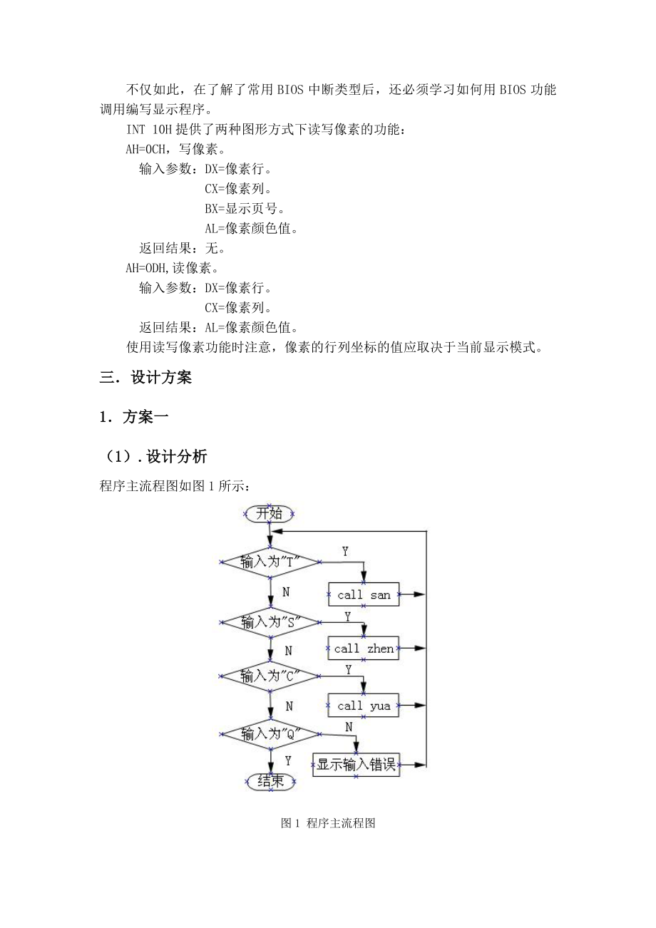 《微机原理与接口技术》课程设计显示图型变换程序.doc_第2页