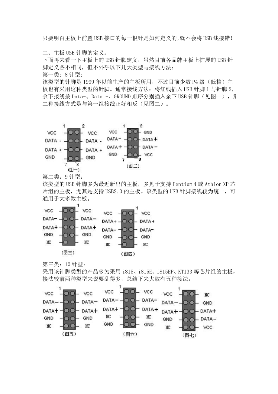 电脑主机前置USB的接线接法.doc_第3页