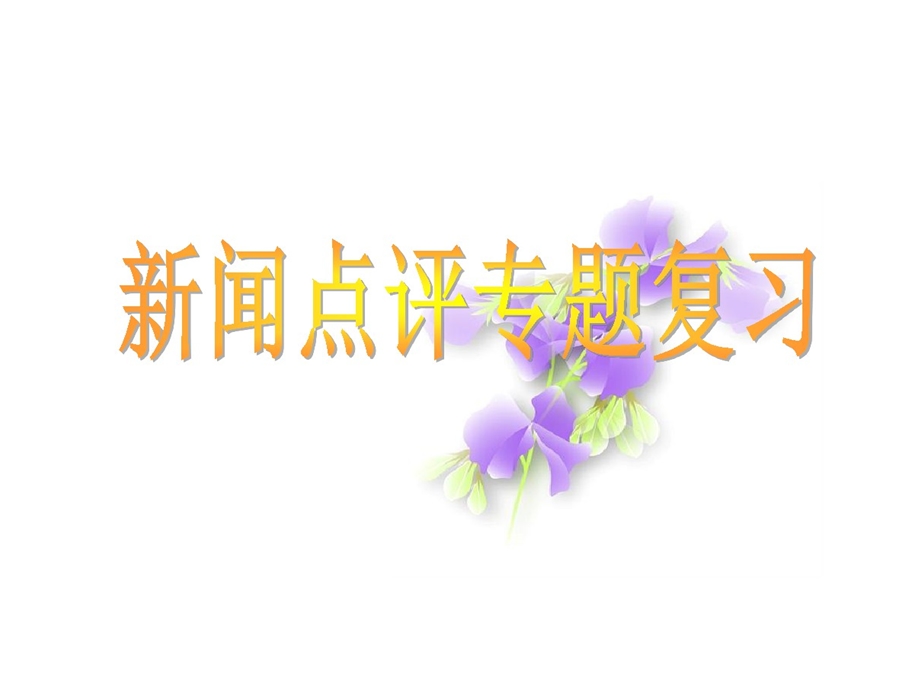 语言文字的运用题新闻评论课件.ppt_第1页