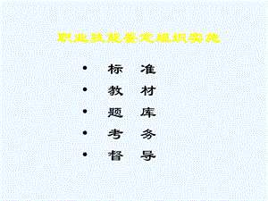 职业技能鉴定组织实施ppt课件.ppt