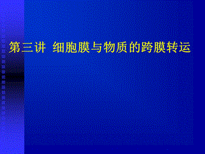 细胞膜与物质的跨膜运输课件.pptx