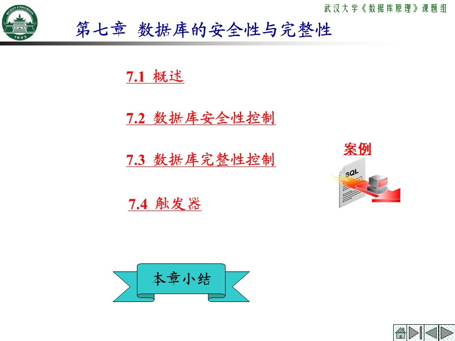 第七章数据库的安全性与完整性课件.ppt_第1页