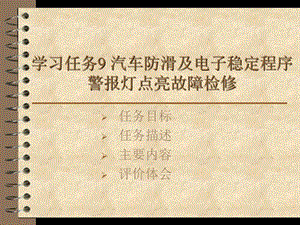 系统主要部件结构原理与诊断制动压力传感器课件.ppt