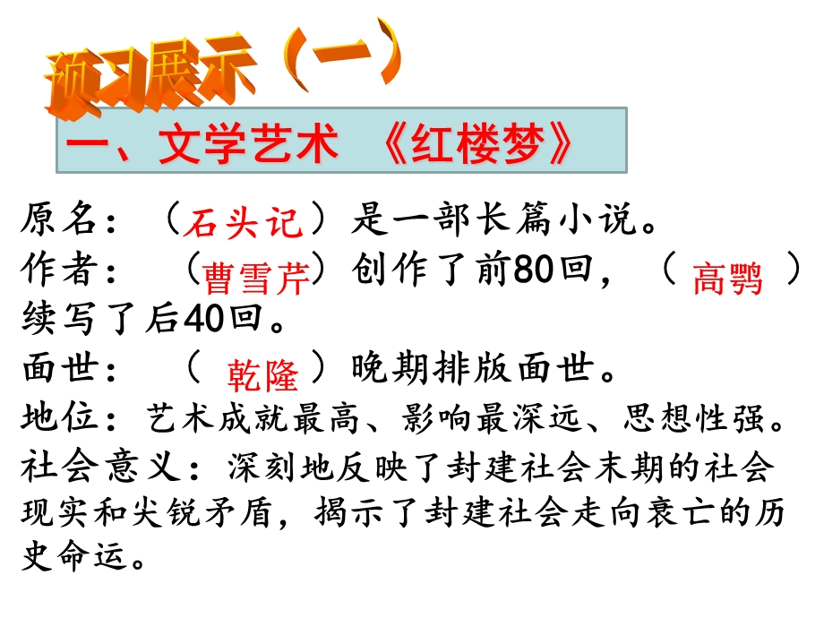 清朝前期的文学艺术人教版课件.ppt_第3页