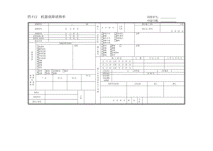 F12机器故障请修单[生产管理表格全集].doc