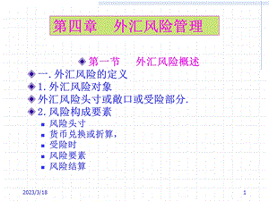 第四章--外汇风险管理课件.ppt