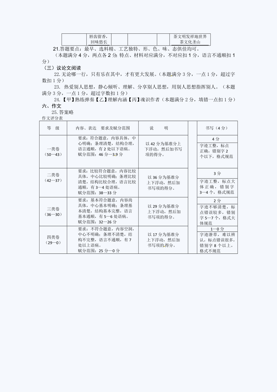 北京怀柔初三一模语文试题答案.doc_第2页