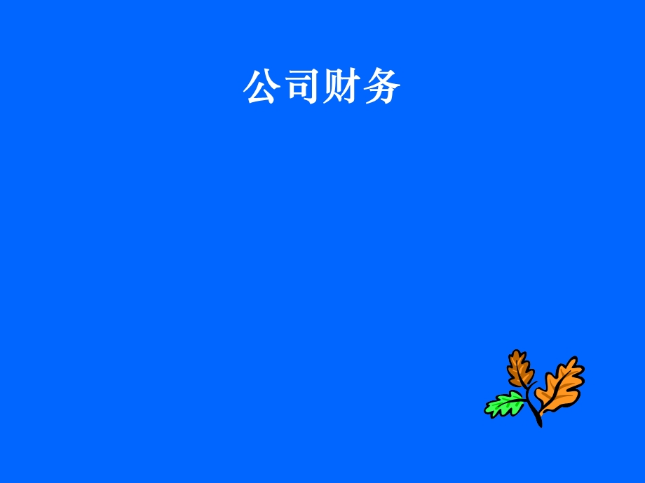 财务管理决策的盲区与误区课件.ppt_第1页