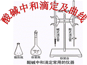 酸碱中和滴定与曲线课件.ppt