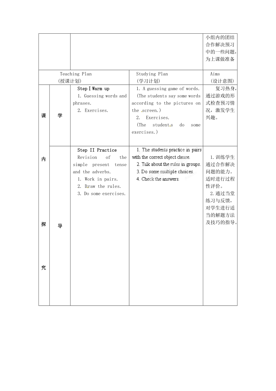 初级中学八级英语上册《8A Unit 5 Birdwatchers》Period 8 Checkout教案 牛津版.doc_第2页