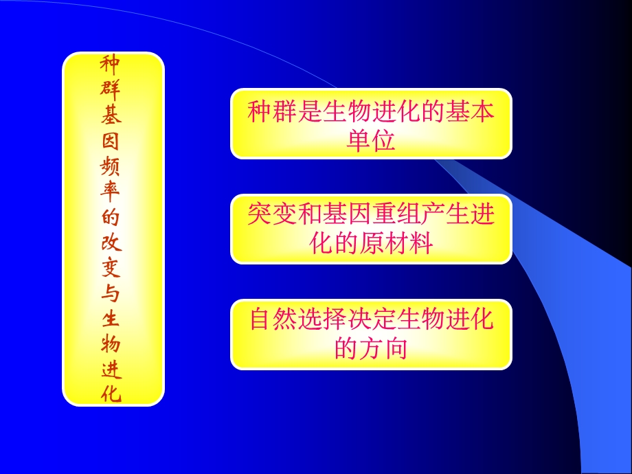 种群基因频率的改变与生物进化-人教课标版课件.ppt_第3页