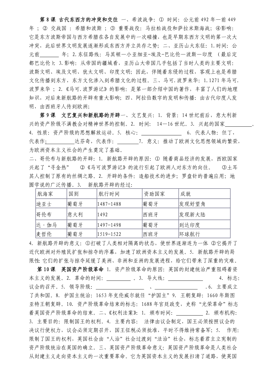 中华书局+九级历史上册复习提纲1.doc_第3页