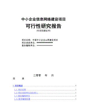 信息网络建设项目可行性研究报告.doc